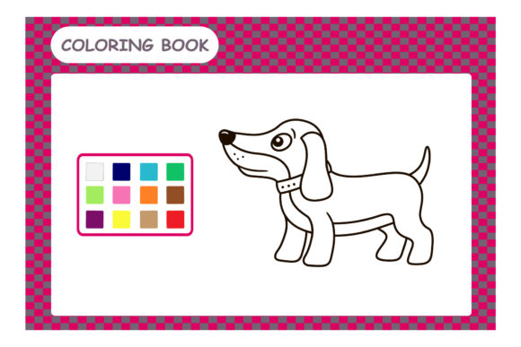 Animal Outline for Cute Dog