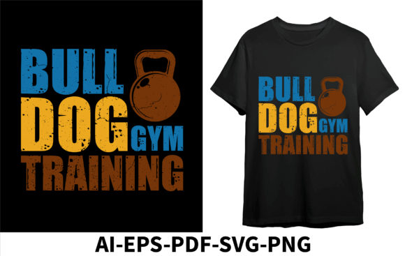 Bull Dog Gym Training T-Shirt
