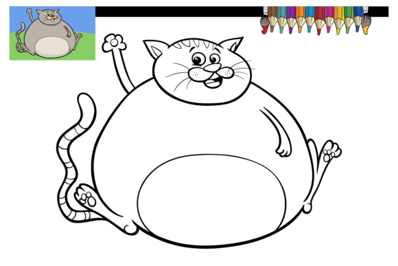 Cat Coloring Pages for Kids