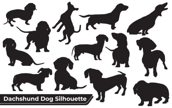 Dachshund Silhouettes