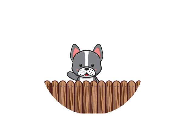 Dog Illustration and Emote Icon