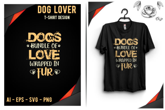 Dog Lover T-shirt Design