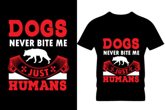 DOG T-shirt Design Template