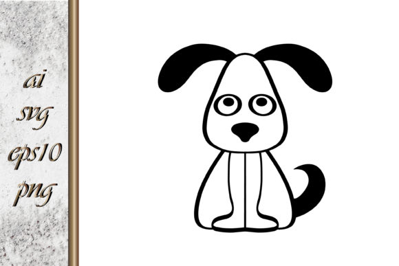 Doodle Dog Clipart Sketch Animal Vector
