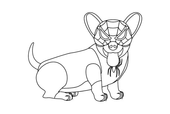 Halloween Dog Icon Outline - 477