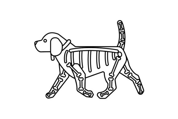 Halloween Dog Icon Outline - 487