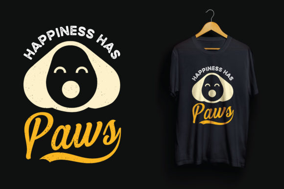 Happy Paws on T-Shirts