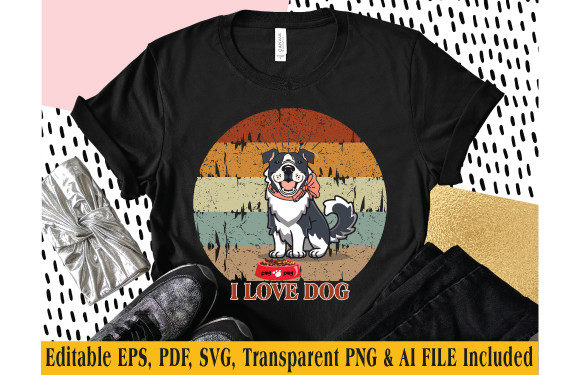 Love the Dog T-shirt Design