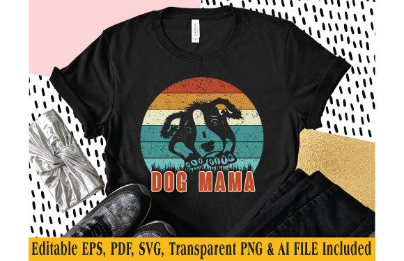 Testing the Dog T Shirt Design-print Template